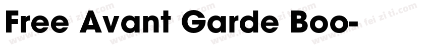Free Avant Garde Boo字体转换